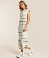 Load image into Gallery viewer, CALABASAS STRIPED MIDI DRESS