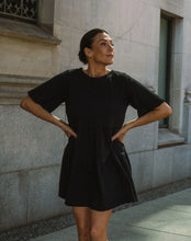 Load image into Gallery viewer, TIERED DRESS - BLACK