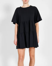 Load image into Gallery viewer, TIERED DRESS - BLACK