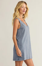 Load image into Gallery viewer, SLOANE V NECK DENIM DRESS
