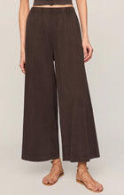Load image into Gallery viewer, SCOUT JERSEY CROP FLARE PANT - DARK CHOCOLATE *TOP SELLER