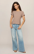 Load image into Gallery viewer, JUNIE SLUB TEE - HEATHER ASH