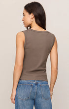Load image into Gallery viewer, ELLIE V NECK TANK PEBBLE COAST