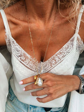 Load image into Gallery viewer, LONG GOLD NECKLACE WITH PEARL & ORGANIC CHARMS