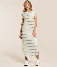 Load image into Gallery viewer, CALABASAS STRIPED MIDI DRESS

