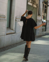 Load image into Gallery viewer, TIERED DRESS - BLACK
