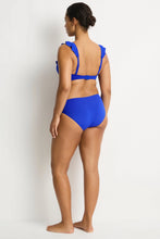 Load image into Gallery viewer, ECO ESSENTIALS MID BIKINI BOTTOM - COBALT
