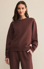 Load image into Gallery viewer, BOYFRIEND COTTON SWEATSHIRT - SANDALWOOD
