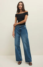 Load image into Gallery viewer, SECOND SKIN OFF THE SHOULDER TOP BLK
