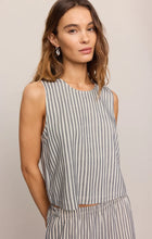 Load image into Gallery viewer, SLOANE KNIT STRIPED TOP - ECLIPSE
