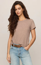 Load image into Gallery viewer, JUNIE SLUB TEE - HEATHER ASH

