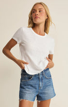 Load image into Gallery viewer, JUNIE SLUB TEE - WHITE
