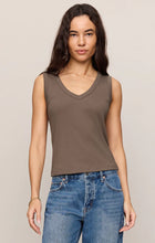 Load image into Gallery viewer, ELLIE V NECK TANK PEBBLE COAST

