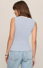 Load image into Gallery viewer, ELLIE V NECK TANK - SKYLINE
